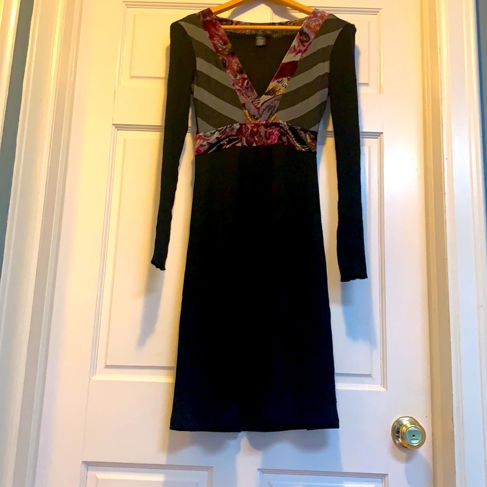 Paisley Accented Knit Dress by Custo Barcelona